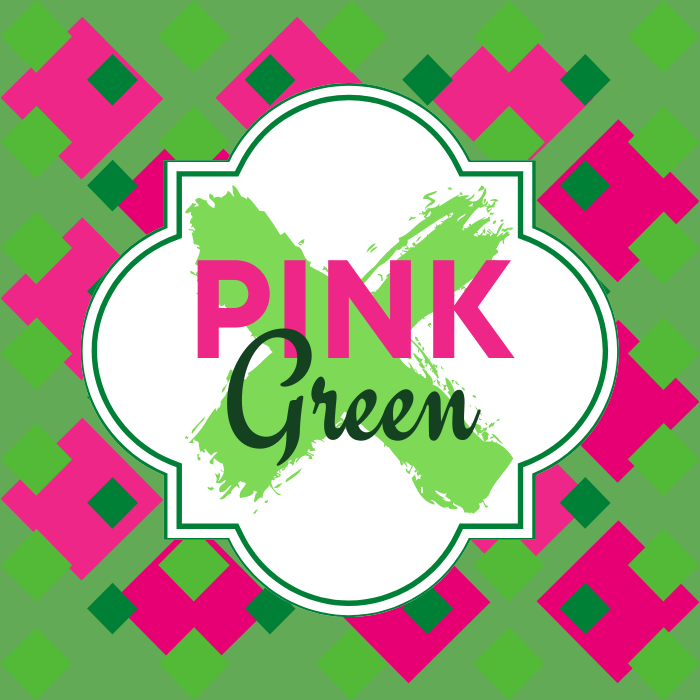 Pink X Green Crack logo
