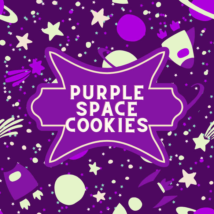 Purple Space Cookies logo