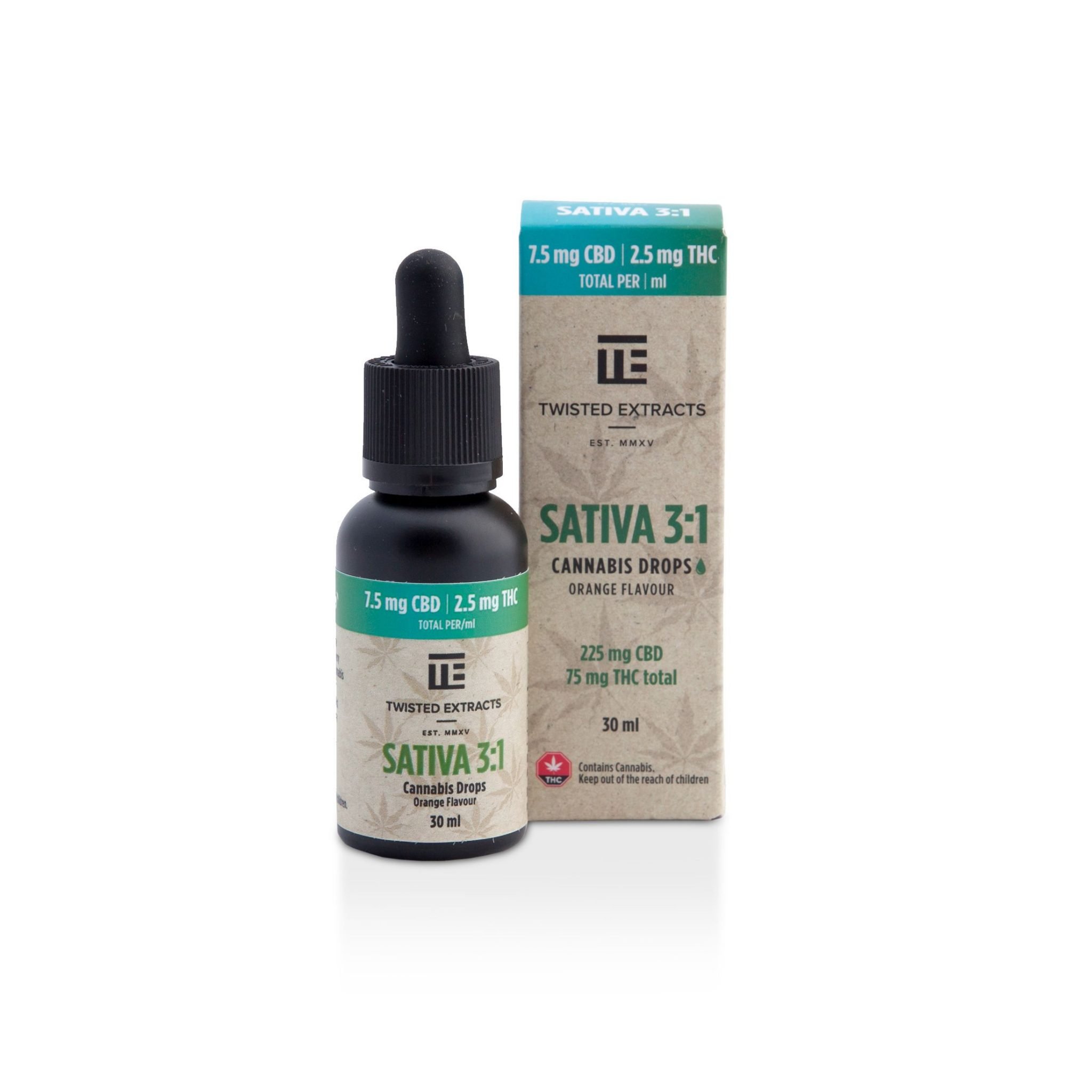 Twisted Extracts – Sativa 3:1 Tincture