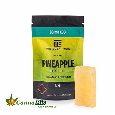 Pineapple CBD Jelly Bomb
