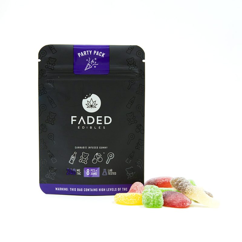 ⭐NEW⭐ FADED CANNABIS CO.: 240MG THC INFUSED GUMMY